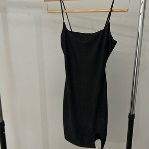 Sparkly Black Mini Dress from Q  U.S.A.